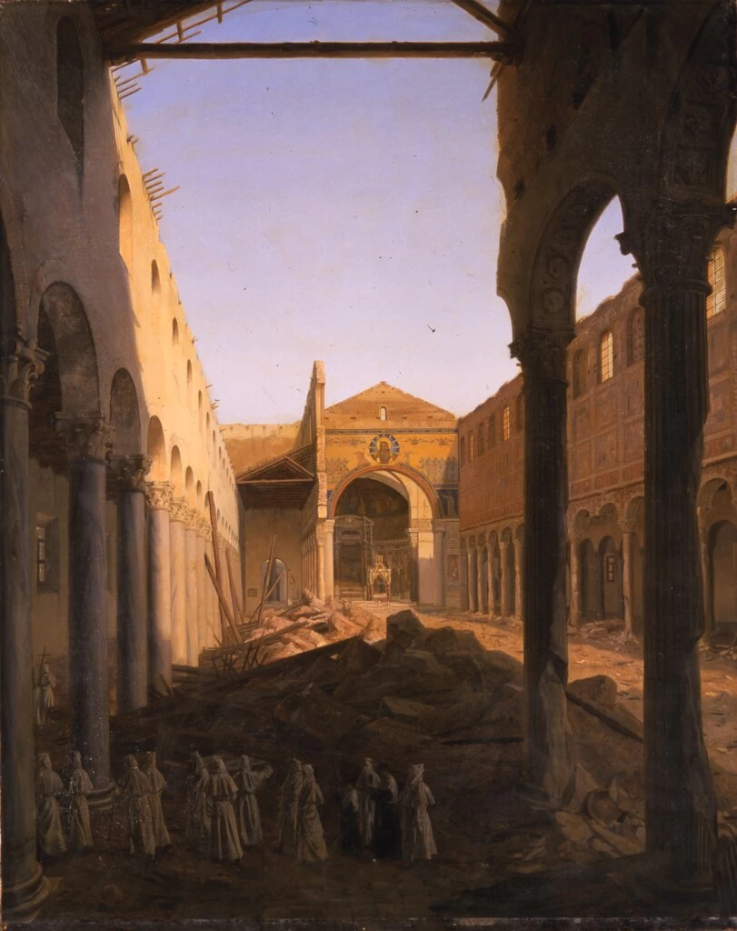 Saint - Paul, hors, les, murs dopo l'incendio del 1823, Museo delle Belle Arti, La Chaux, de, Fonds